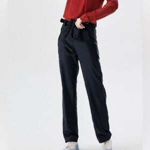 Marie Oliver High Rise Wool Blend Cropped Pants